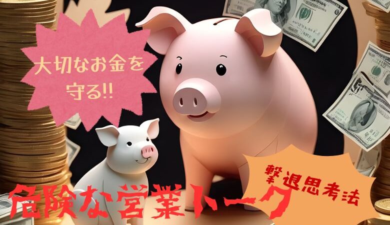 大切なお金を守るための「危険な営業トーク」撃退思考法