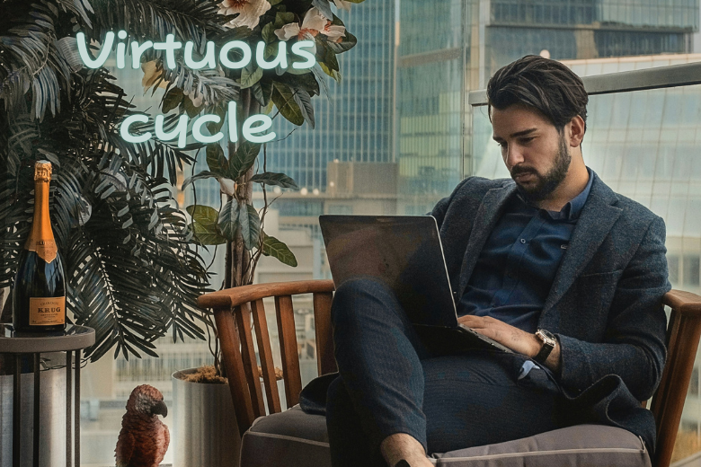 お金の余裕がもたらす好循環