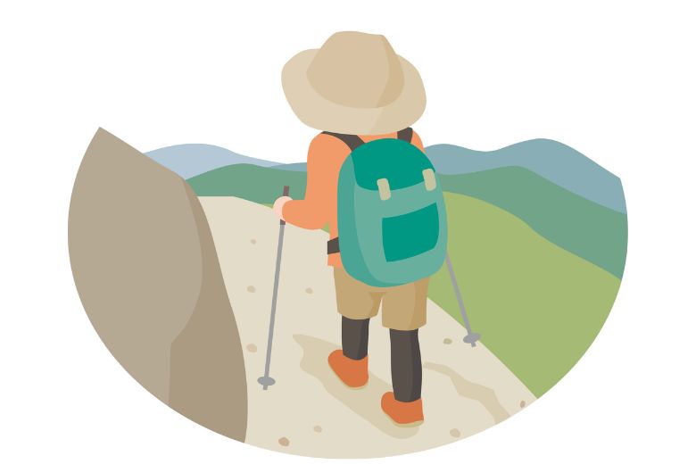 速く登る人の景色